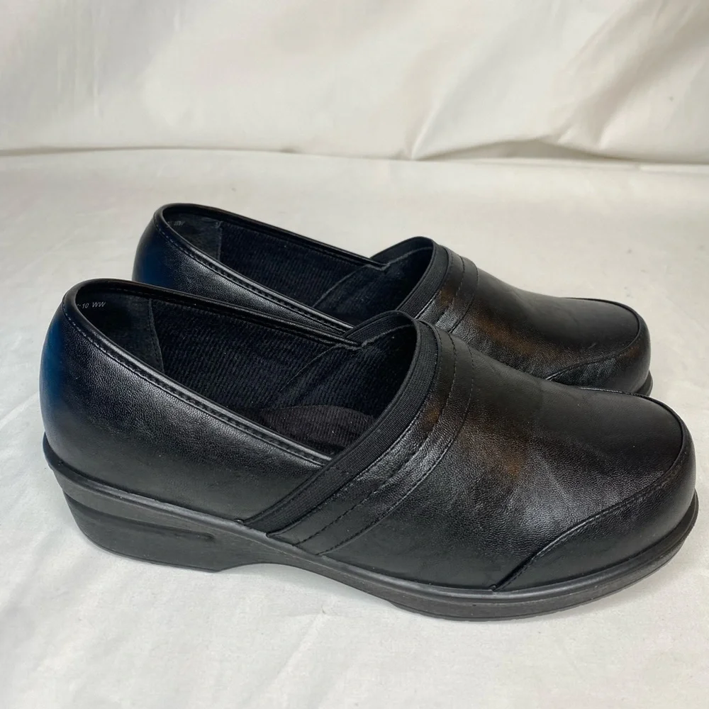 Women Easy Street Black Origin Clogs 10WW - Picture 6 of 10